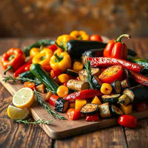 Recipes Using Only Vegetables - Easy Catalan Roasted Veggies